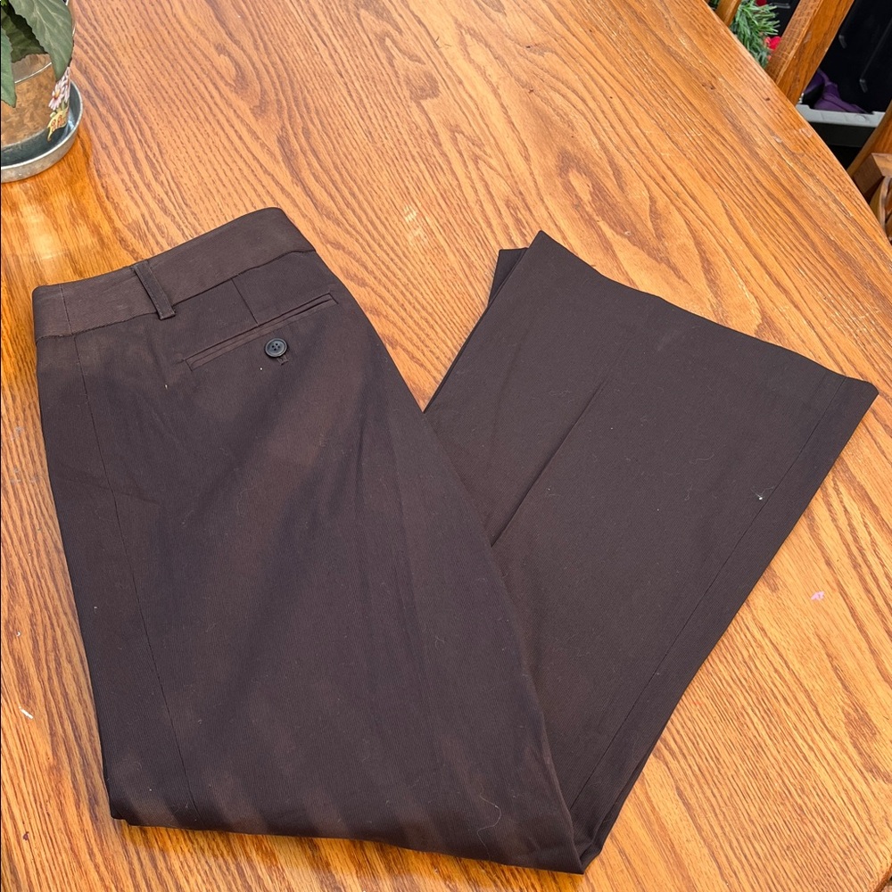 Kenneth Cole Dark Brown Trousers